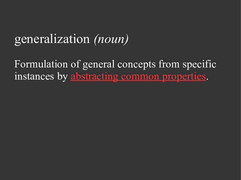 Abstracting Common Properties